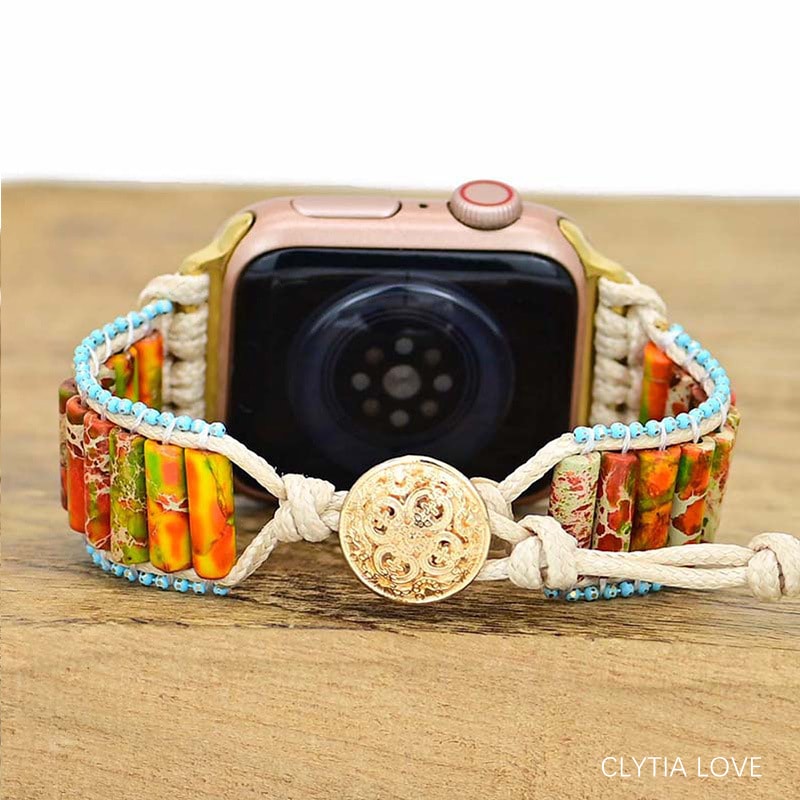 natural-stone-women-apple-watch-strap-boho-handmade-braided-wrap-jewellery-jasper-wax-rope-variety-luck-spiritual-stress-protection-properties-bohemian-femme-crystal-fashion-us-bracel