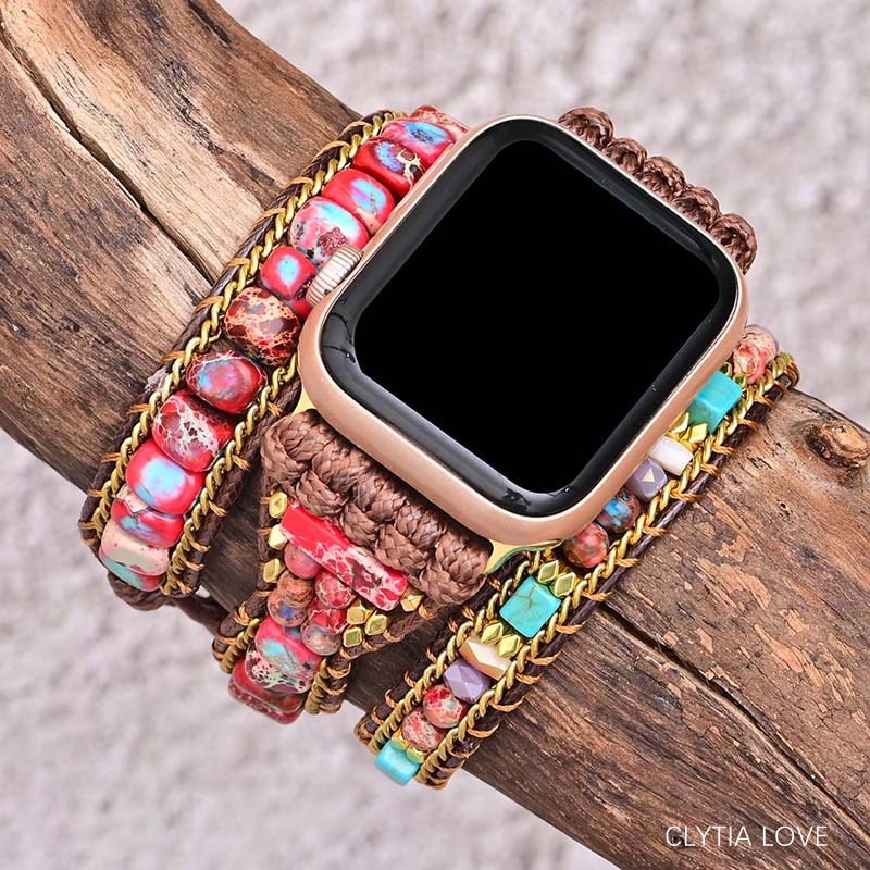 natural-stone-women-apple-watch-strap-boho-handmade-braided-wrap-jewellery-metal-beads-jasper-crystal-collection-energy-healing-meaning-relief-fashion-us-bracelets-bangle-leather