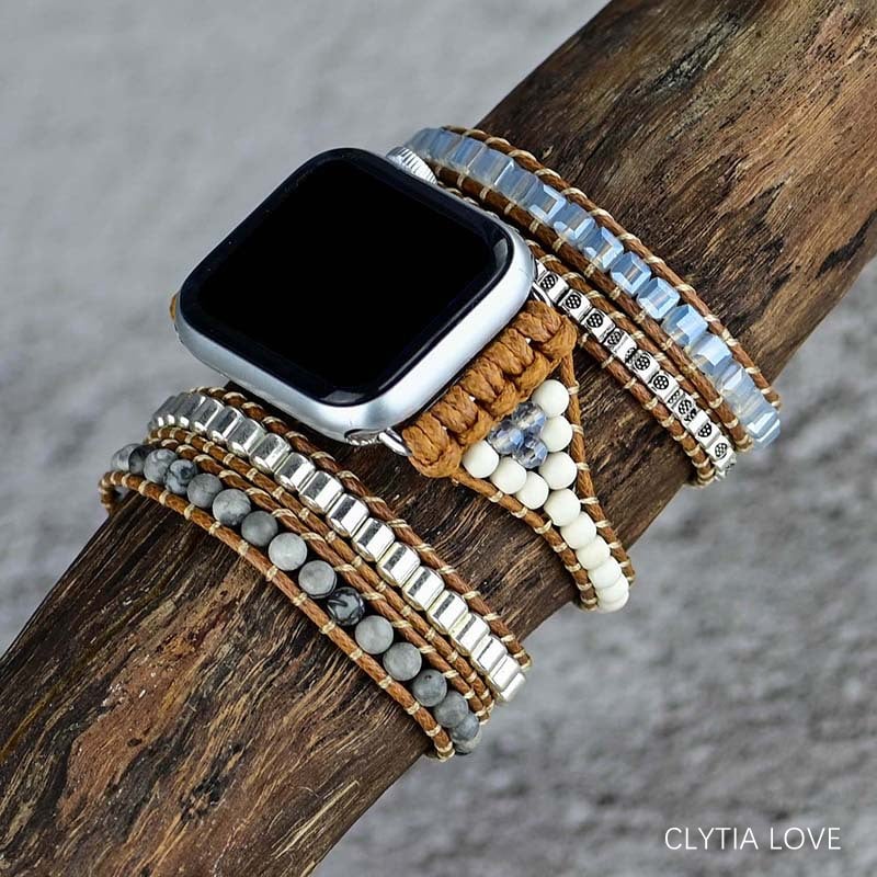 natural-stone-women-apple-watch-strap-boho-handmade-braided-wrap-jewellery-natural-stones-crystal-howlite-alloy-beads-best-gifts-heart-cute-beads-fashion-us-bracelets-bangle-leather