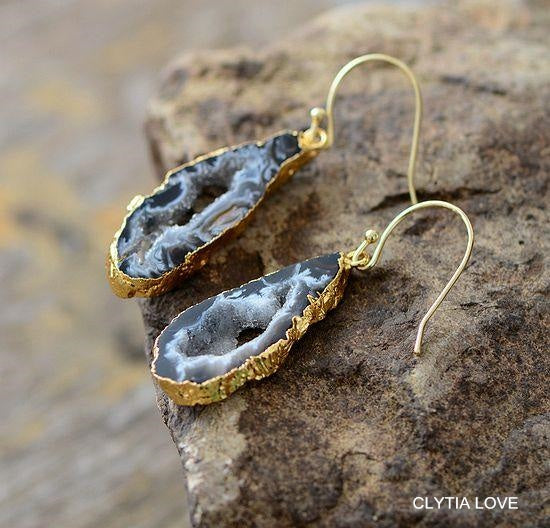 natural-stone-women-earrings-boho-handmade-braided-wrap-jewellery-agate-collection-energy-healing-meaning-relief-fashion-teardrop-designer-long