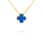 Clover Leaf Necklace,925 Silver, 18k Gold Plated - Image 20