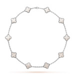 Clover Leaf Necklace · 925 Silver · 18K Gold Plated - Image 16