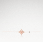Rose Gold-Plated Pink Mother of Pearl Star Bracelet
