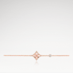 Rose Gold-Plated Pink Mother of Pearl Star Bracelet