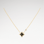 Gold-Plated Black Onyx Star Necklace