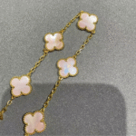 Clover Leaf Bracelet · 925 Silver · 18K Gold Plated - Image 13