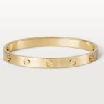 Gold-Plated CZ Minimal Bangle Bracelet (0.24")
