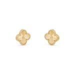 Clover Leaf Earrings · 925 Silver · 18K Gold Platedachite - Image 10