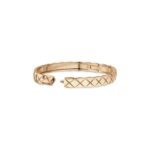 Gold-Plated Quilted Bangle | V Gold - Image 10