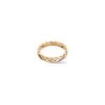 Gold-Plated Quilted Ring | 925 Silver - Image 10