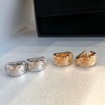 Gold-Plated Textured Pattern Earrings - Image 10