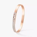 Gold-Plated CZ Slim Bangle Bracelet (4.5mm) - Image 10