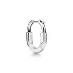 Lock Hoop Earrings · 18K Gold Plated · Minimalist Design - Image 11