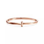 T1 Narrow Hinged Bangle · 18K Gold Plated · Medium Size - Image 11