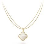 Gold-Plated Motif Pendant Long Necklace - Image 12