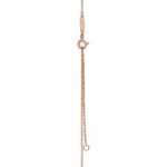 Small Knot Pendant Necklace · 18K Gold Plated · Zirconia · Adjustable Chain - Image 9