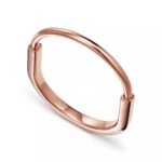 Lock Bangle · 18K Gold Plated · Medium Size - Image 12