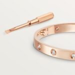 Gold-Plated CZ Minimal Bangle Bracelet (0.24") - Image 36