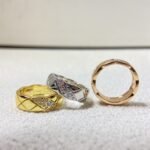 Gold-Plated Quilted Zirconia Ring | 925 Sterling Silver - Image 13