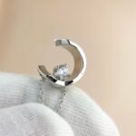 Gold-Plated Letter CZ Pendant Necklace - Image 14