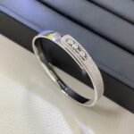 Gold-Plated CZ Slim Bangle Bracelet (4.5mm) - Image 14