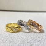 Gold-Plated Quilted Zirconia Ring | 925 Sterling Silver - Image 15