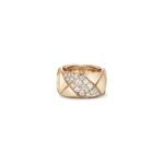 Gold-Plated Quilted Full CZ Ring | 925 Sterling Silver - Image 15