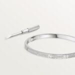 Pavé Screw Bangle · 18K Gold Plated · Cubic Zirconia - Image 11