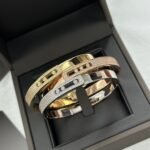 Gold-Plated CZ Slim Bangle Bracelet (4.5mm) - Image 16