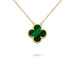 Clover Leaf Necklace,925 Silver, 18k Gold Plated - Image 17