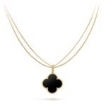 Gold-Plated Motif Pendant Long Necklace - Image 19