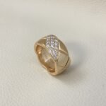 Gold-Plated Quilted Full CZ Ring | 925 Sterling Silver - Image 18