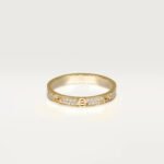 Gold-Plated CZ Slim Band Ring