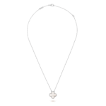 Clover Leaf Necklace,925 Silver, 18k Gold Plated - Image 37