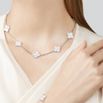 Clover Leaf Necklace · 925 Silver · 18K Gold Plated - Image 17