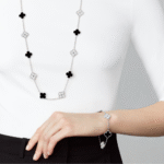 Clover Leaf Bracelet · 925 Silver · 18K Gold Plated - Image 6