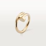 Nail Open Ring · 18K Gold Plated · V Gold · Minimalist Design - Image 2