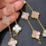 Clover Leaf Bracelet · 925 Silver · 18K Gold Plated - Image 14