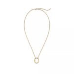 Small Lock Pendant Necklace · 18K Gold Plated · Adjustable Chain - Image 2