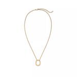 Small Lock Pendant Necklace · 18K Gold Plated · Adjustable Chain - Image 2