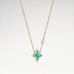 Gold-Plated Amazonite Star Necklace - Image 2