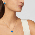 Clover Leaf Earrings · 925 Silver · 18K Gold Platedachite - Image 13