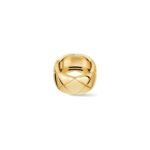 Gold-Plated Quilted Ring | 925 Sterling Silver - Image 2