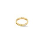Gold-Plated Quilted Ring | 925 Silver - Image 2
