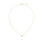 Gold-Plated Quilted Pendant Necklace - Image 2