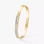 Gold-Plated CZ Slim Bangle Bracelet (4.5mm) - Image 2
