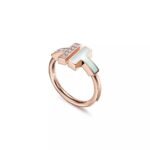 Rose Gold–Plated CZ Open Band Ring – 925 Silver - Image 2