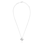Clover Leaf Necklace,925 Silver, 18k Gold Plated - Image 27