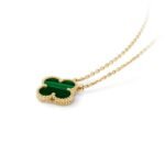 Clover Leaf Necklace,925 Silver, 18k Gold Plated - Image 19