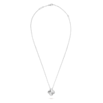 Clover Leaf Necklace,925 Silver, 18k Gold Plated - Image 30
